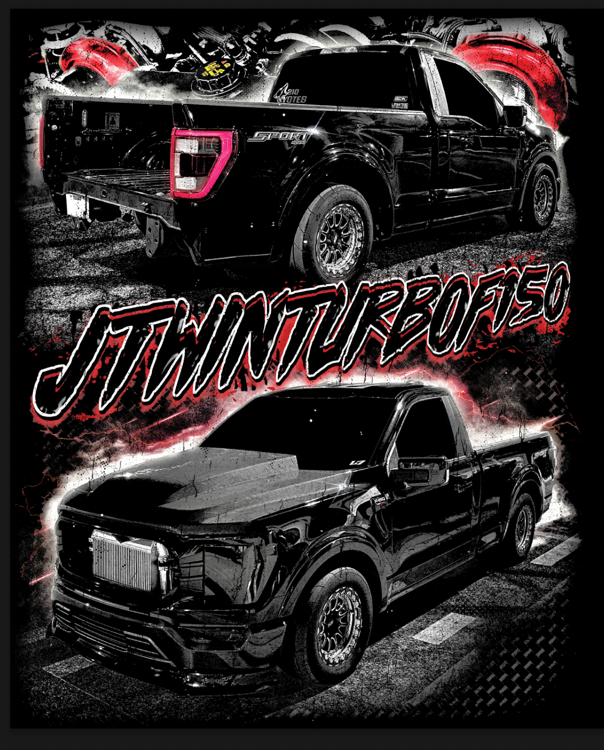 JTWINTURBOF150 SHIRT “NEW DESIGN”